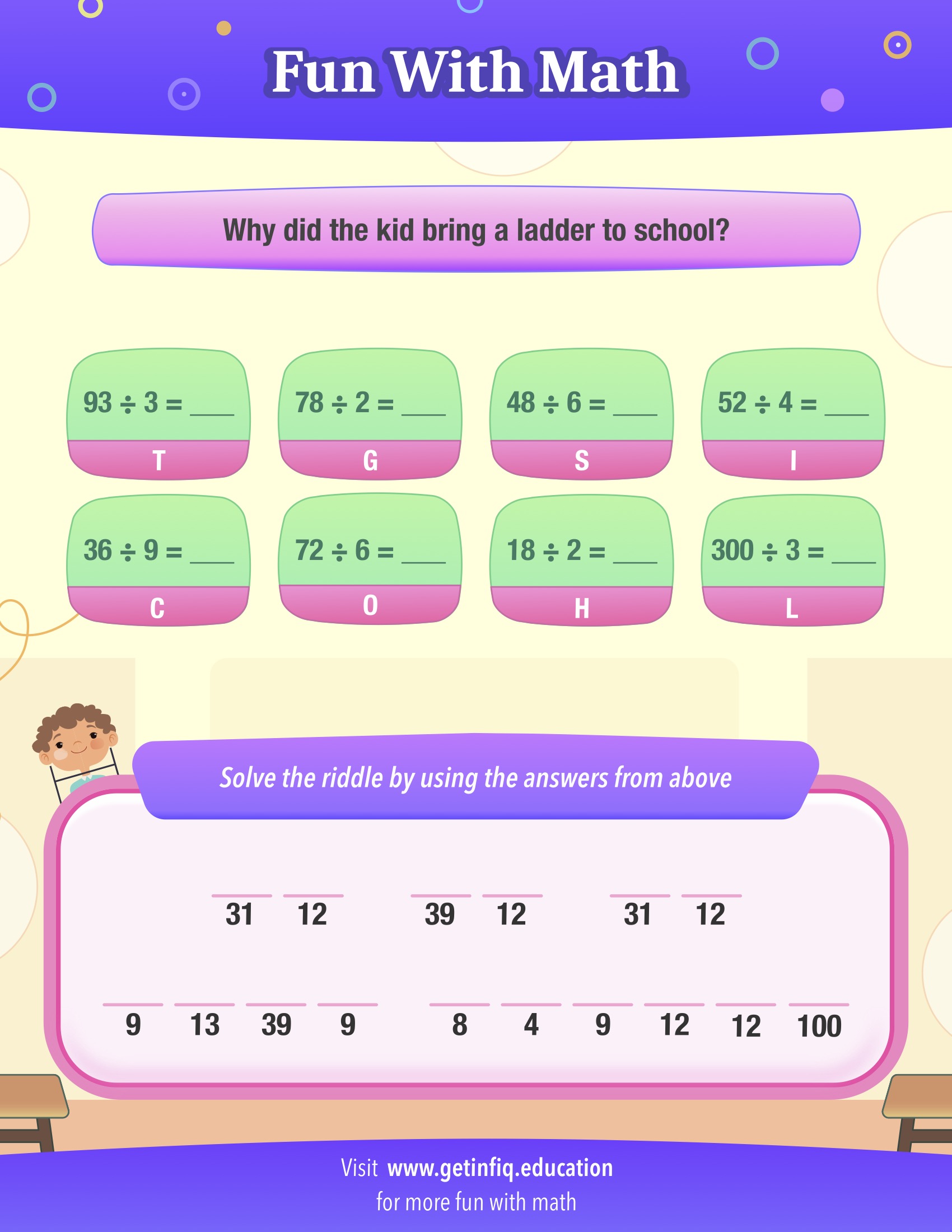Grade 4 Math Riddle